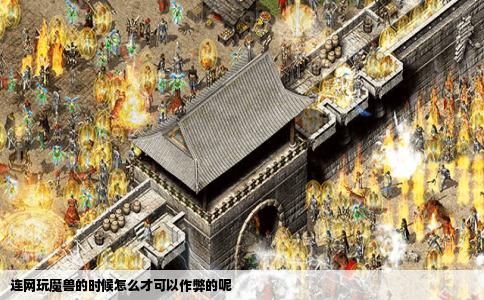 连网玩魔兽的时候怎么才可以作弊的呢