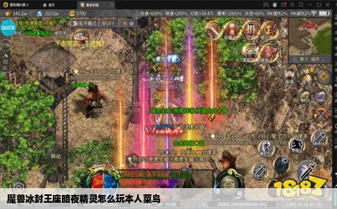 魔兽冰封王座暗夜精灵怎么玩本人菜鸟