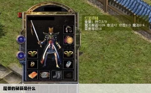 魔兽的秘籍是什么