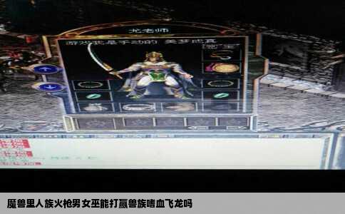 魔兽里人族火枪男女巫能打赢兽族嗜血飞龙吗