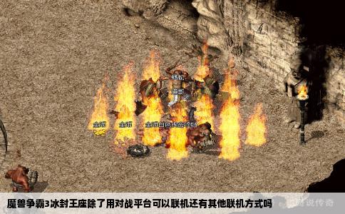 魔兽争霸3冰封王座除了用对战平台可以联机还有其他联机方式吗