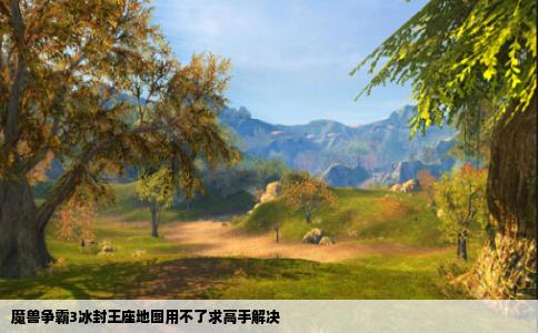 魔兽争霸3冰封王座地图用不了求高手解决