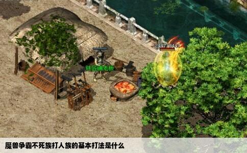魔兽争霸不死族打人族的基本打法是什么