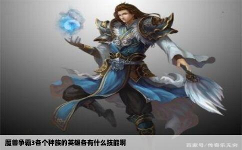 魔兽争霸3各个种族的英雄各有什么技能啊