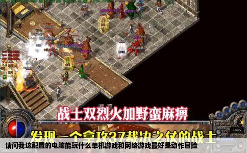 请问我这配置的电脑能玩什么单机游戏和网络游戏最好是动作冒险