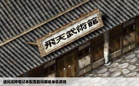 请问这种笔记本配置能玩哪些单机游戏