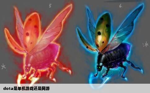 dota是单机游戏还是网游