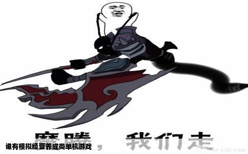 谁有模拟经营养成类单机游戏