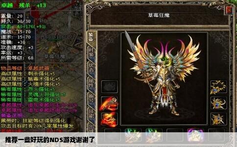 推荐一些好玩的NDS游戏谢谢了