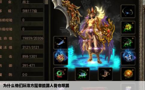 为什么他们玩浩方魔兽能踢人我也想踢