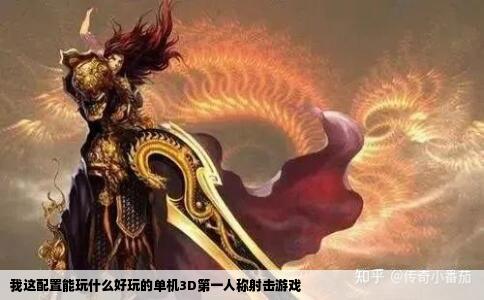 我这配置能玩什么好玩的单机3D第一人称射击游戏