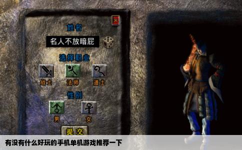 有没有什么好玩的手机单机游戏推荐一下