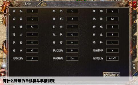 有什么好玩的单机格斗手机游戏