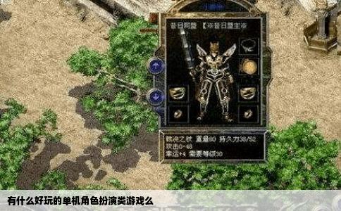 有什么好玩的单机角色扮演类游戏么